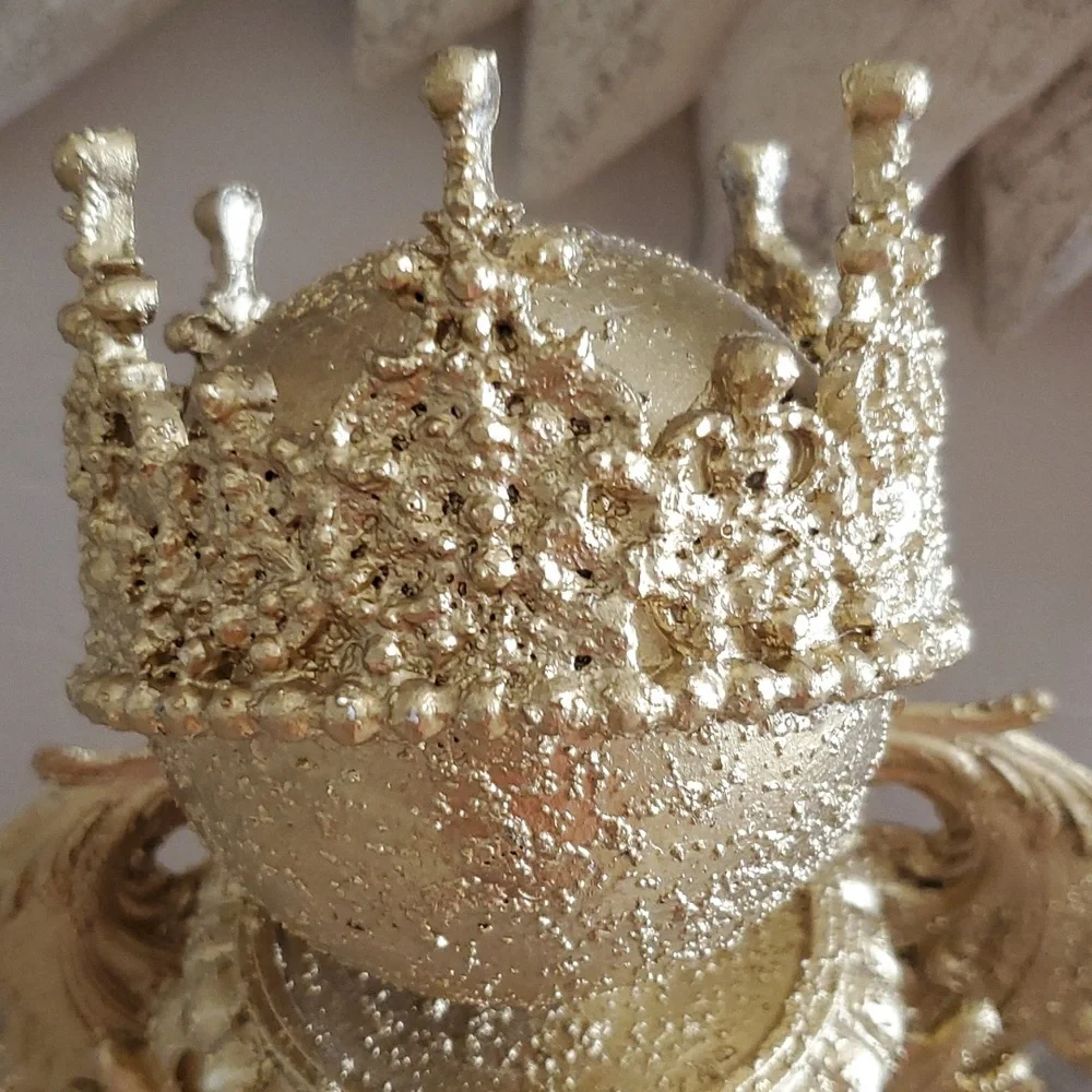 Faux Gold Flecked Angel
